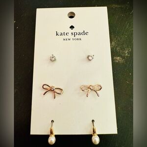 KS ♠️ earrings trio